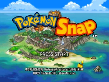 Pokemon Snap (Europe) screen shot title